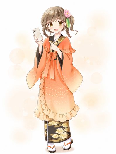 LINEをご案内する御堂りんねちゃん